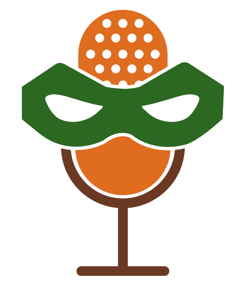Microphone with Super hero mask Icon